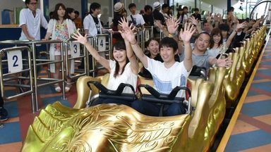 Visitors to the Fuji-Q amusement parks reported the injuries. Pic: AP file